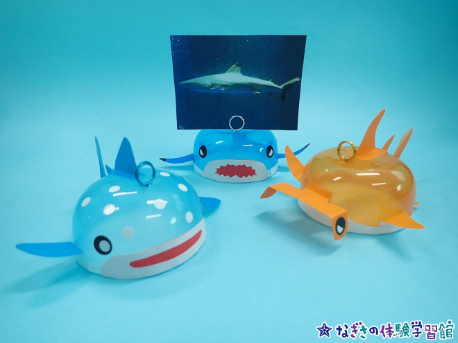 藤沢市 なぎさの体験学習館で「いつでもワークショップ 『サメのカードホルダー』」を開催